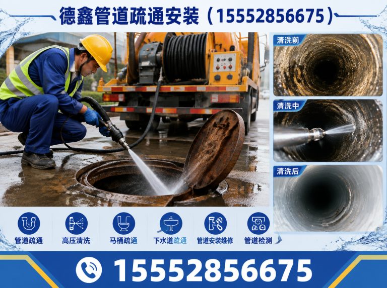 商河县管道清洗展示图